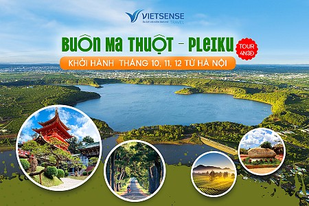 Tour Buôn Ma Thuột - Pleiku 4 ngày 3 đêm
