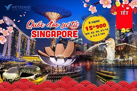 Tour Du Lịch Singapore dịp Tết Dương lịch & Tết Nguyên Đán 2024