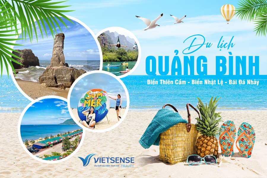 Tour biển Nhật Lệ - Quảng Bình 3 ngày 4 đêm đi về bằng tàu hỏa