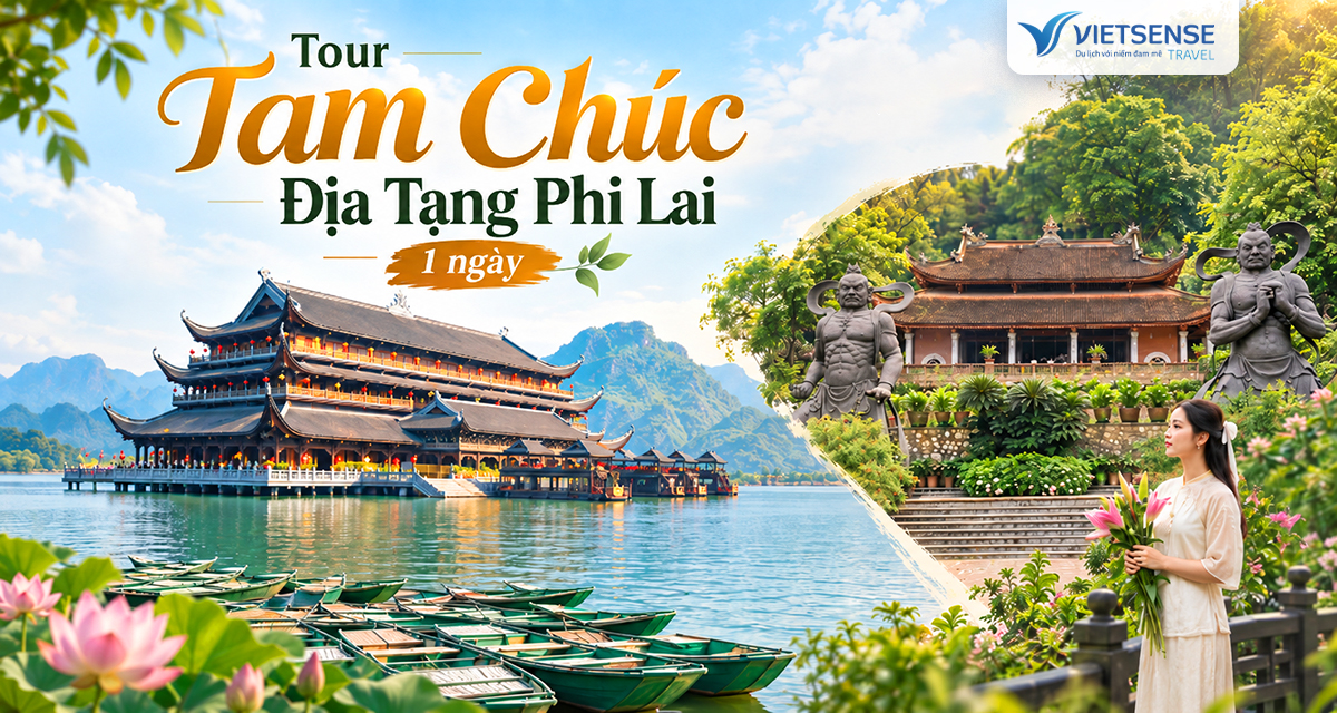 Tour chùa Tam Chúc - Địa Tạng Phi Lai Tự 1 ngày