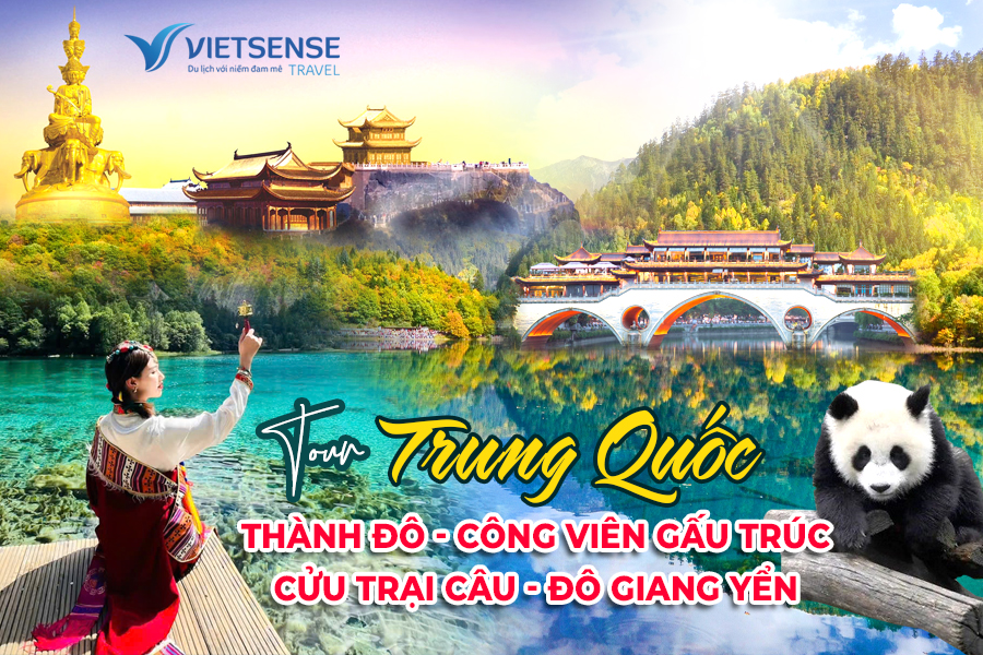 Tour Cửu Trại Câu - Thành Đô - Đô Giang Yển 5N4Đ bay Chengdu Airlines