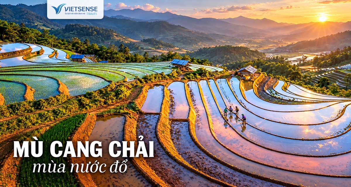 Tour Mù Cang Chải  mùa nước đổ hot nhất Hè chính thức mở bán