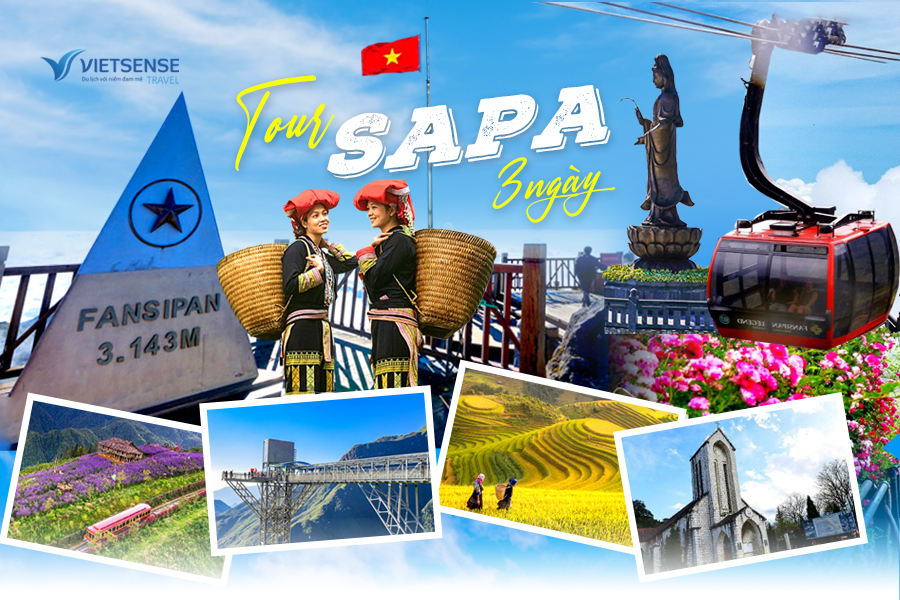 Tour Sapa - Bản Cát Cát - Fansipan 3 ngày 2 đêm