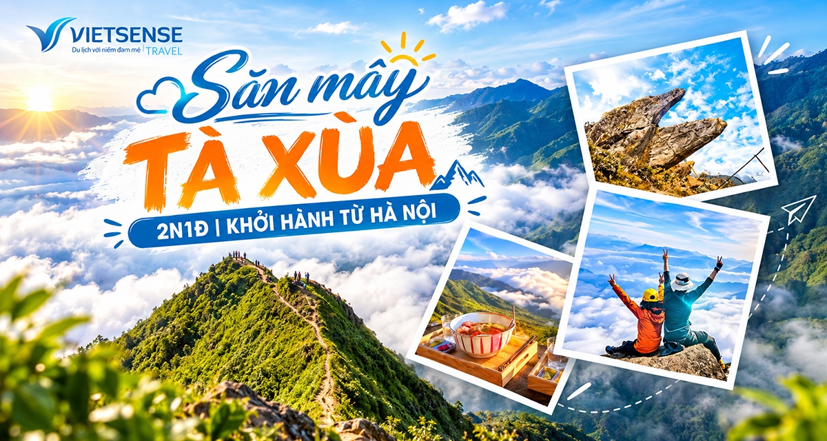 Tour Tà Xùa 2 ngày 1 đêm trọn gói giá tốt lưu trú homestay