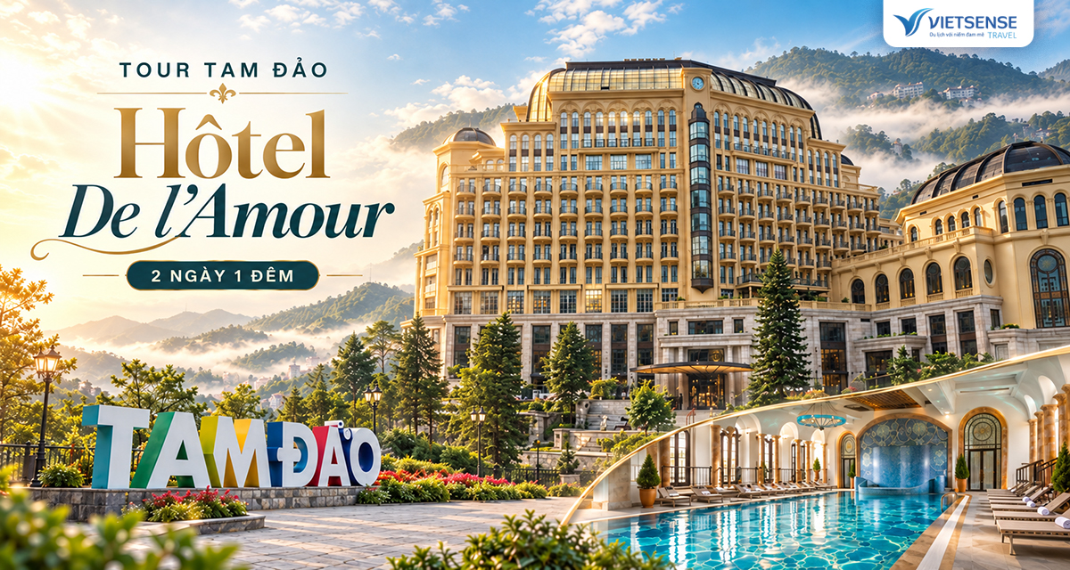 Tour Tam Đảo - Hôtel De l’Amour 2 ngày 1 đêm giá tốt