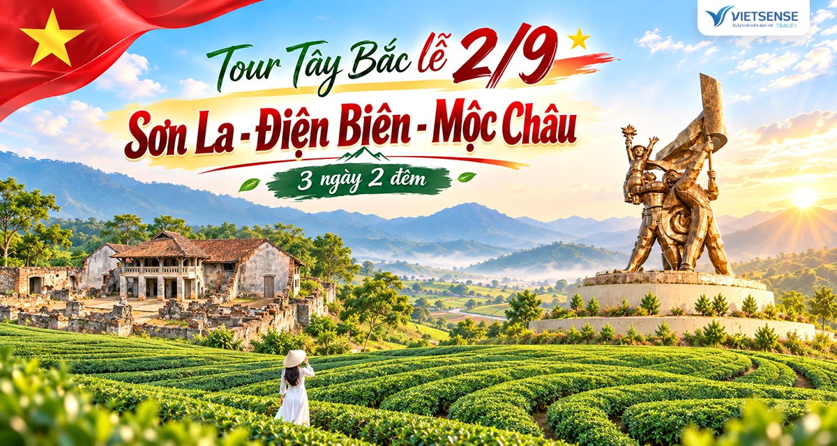 Tour Tây Bắc lễ 2/9 Sơn La - Điện Biên - Mộc Châu Giá Tốt