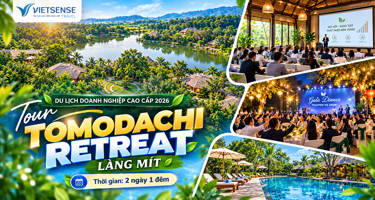 Tour Tomodachi Retreat Làng Mít 2 ngày 1 đêm
