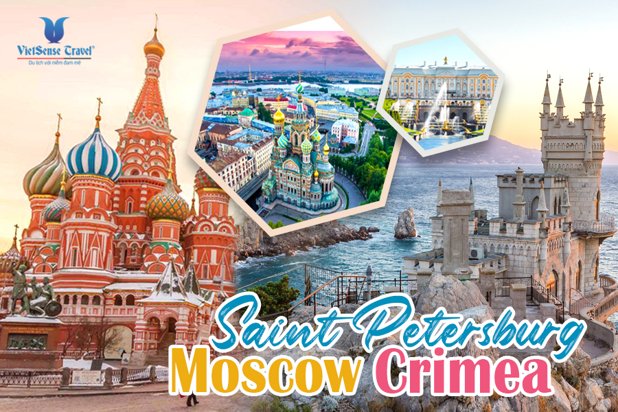 Bán Đảo Crimea - Saint Petersburg – Moscow 10 Ngày