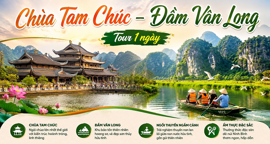 Chùa Tam Chúc – Đầm Vân Long
