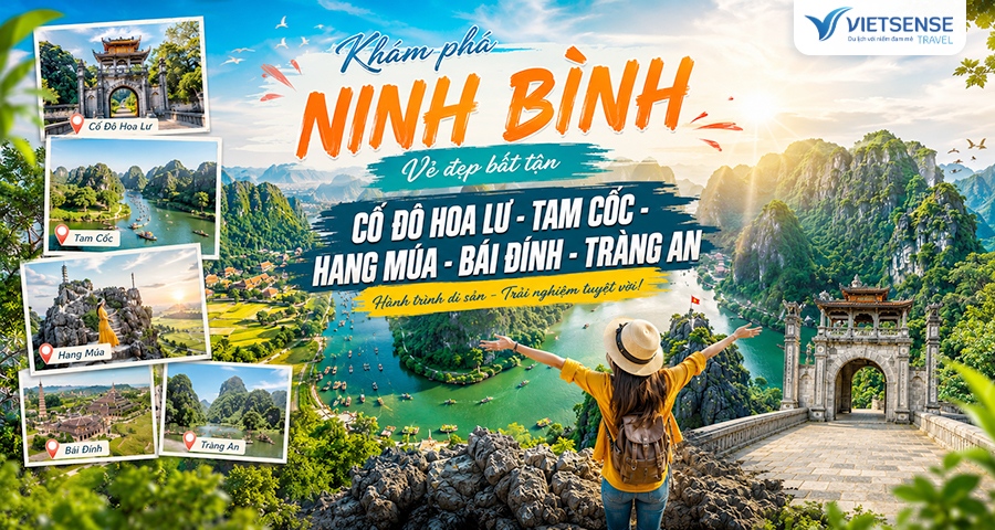 Cố Đô Hoa Lư – Chùa Bích Động – Tràng An – Hang Múa