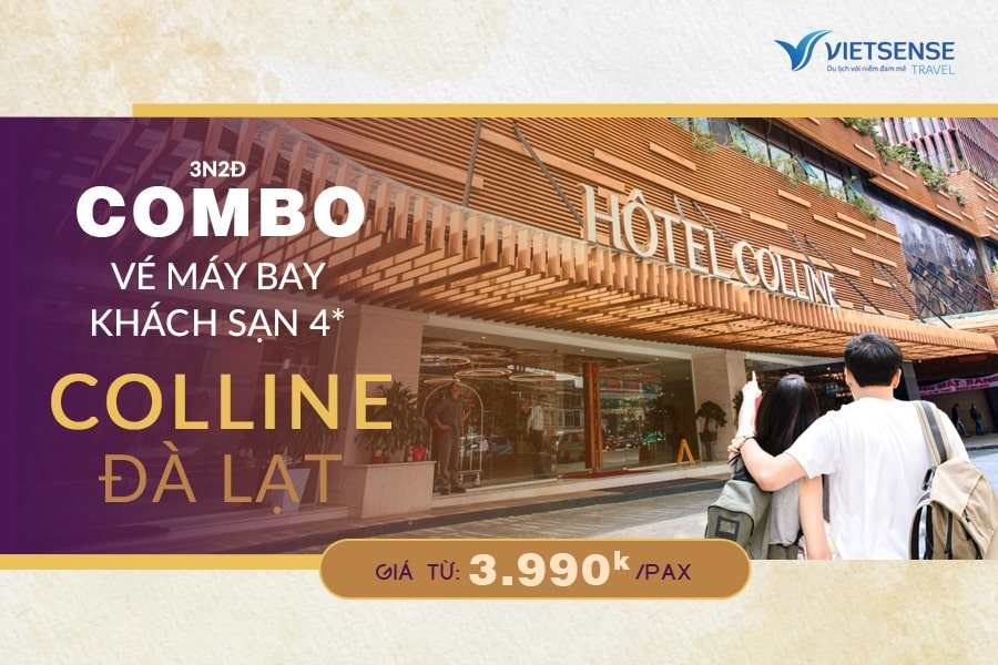 Combo KHÁCH SẠN COLLINE Đà Lạt