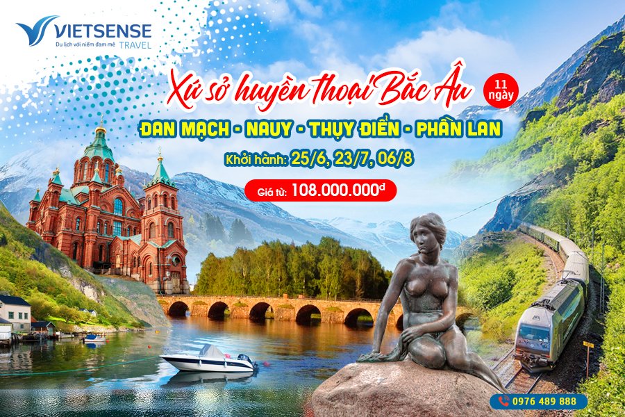 Du Lịch Bắc Âu 2025