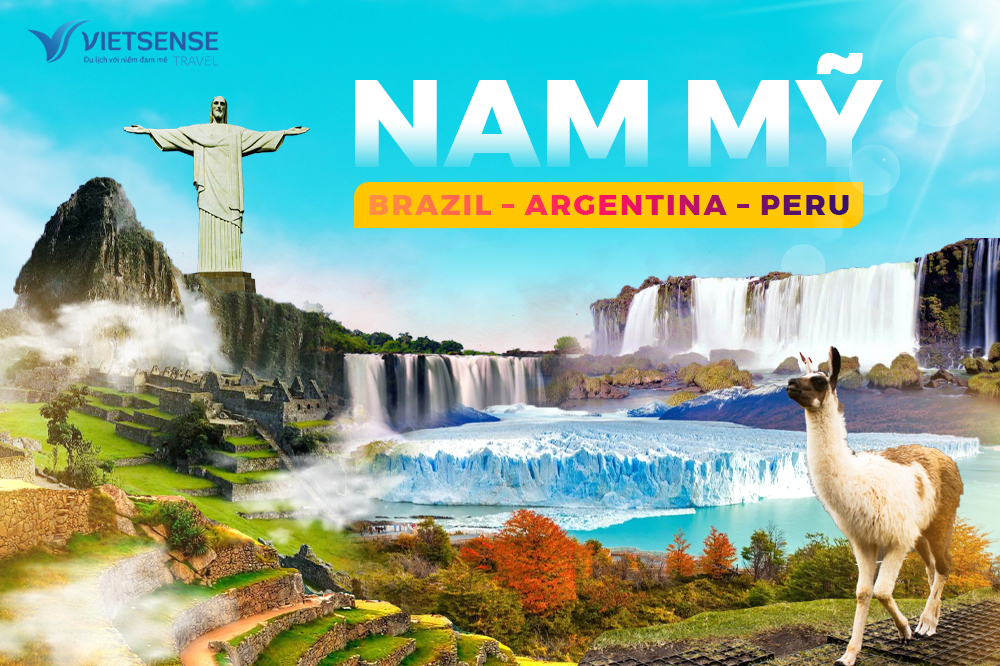 Tour 3 Nước Nam Mỹ: Brazil – Argentina – Peru 16 Ngày