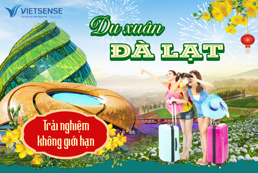 Tour Đà Lạt Tết Nguyên Đán 4 ngày 3 đêm trọn gói