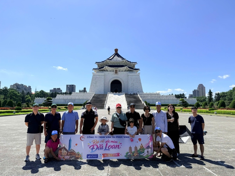 Tour Đài Loan Đài Bắc Đài Trung Cao Hùng 5 ngày 4 đêm