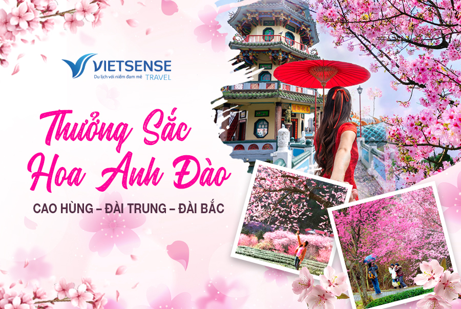 Tour Đài Loan mùa hoa Anh Đào 5 ngày 4 đêm