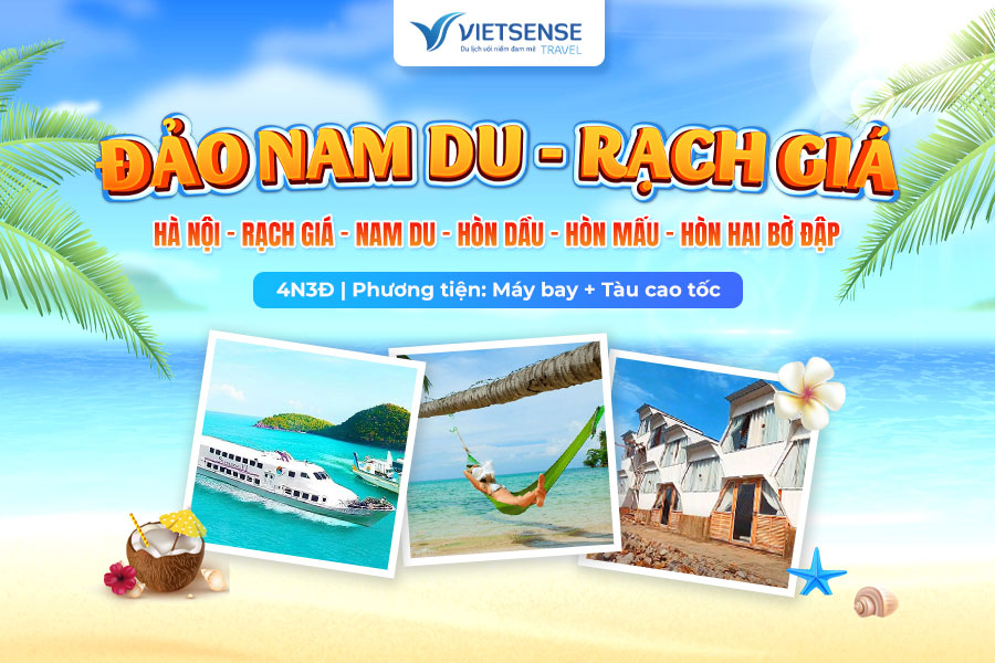 Tour Đảo Nam Du Rạch Giá 4 Ngày 3 Đêm