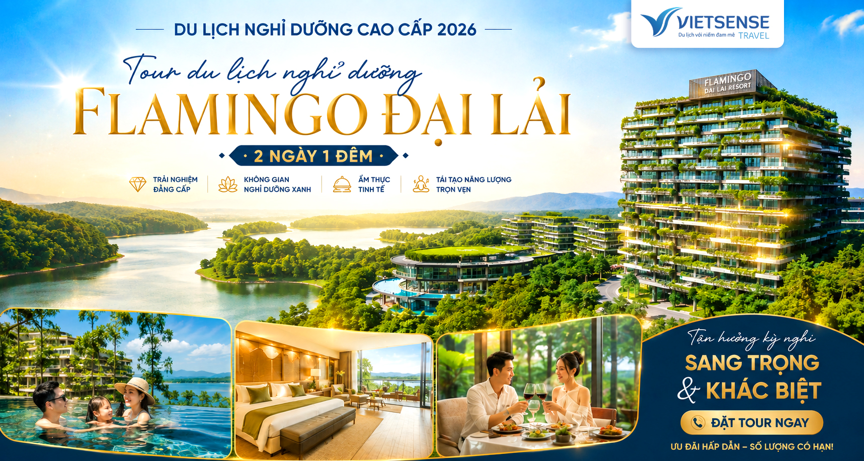 Tour Du Lịch Flamingo Đại Lải Resort 2 Ngày 1 Đêm