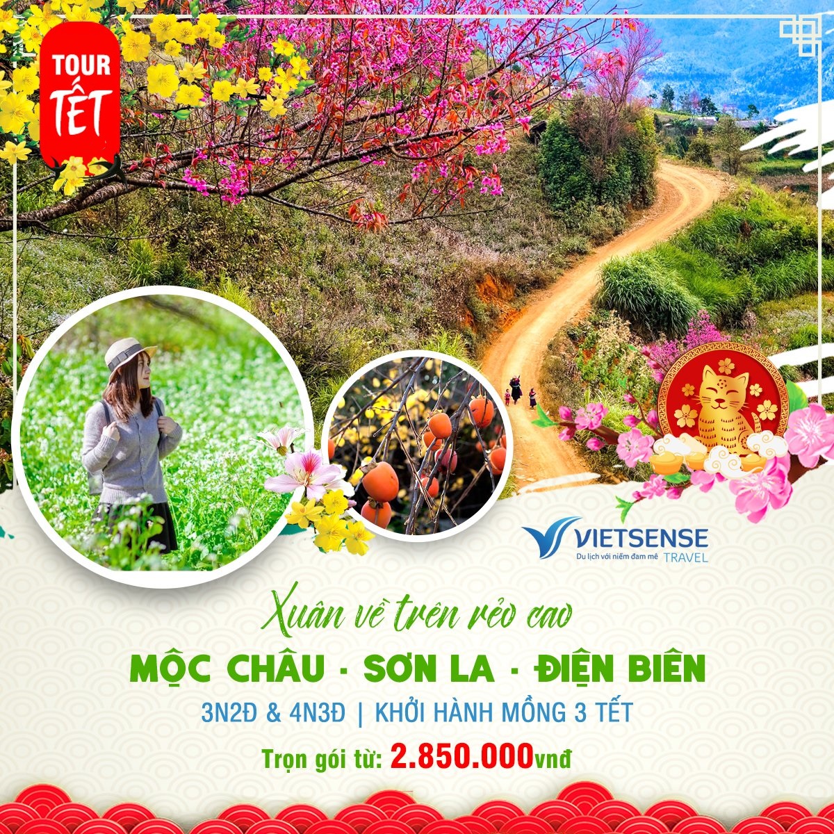 Tour du lịch Tây Đông Bắc tết Nguyên đán