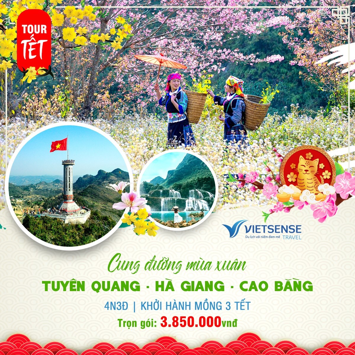 Tour du lịch Tây Đông Bắc tết Nguyên đán