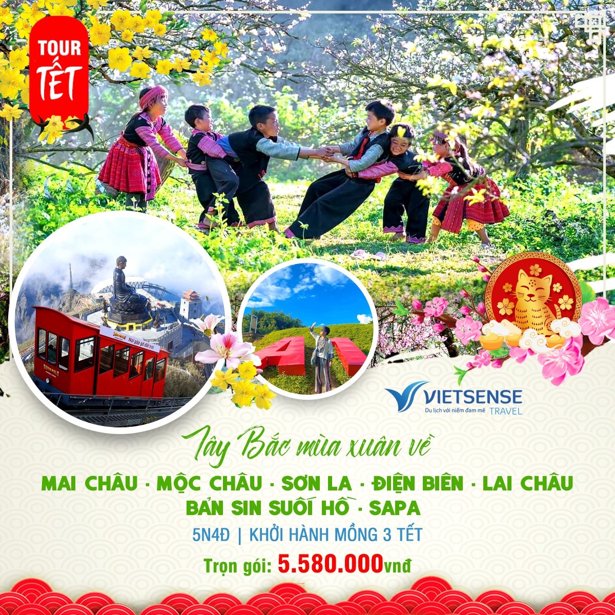Tour du lịch Tây Đông Bắc tết Nguyên đán