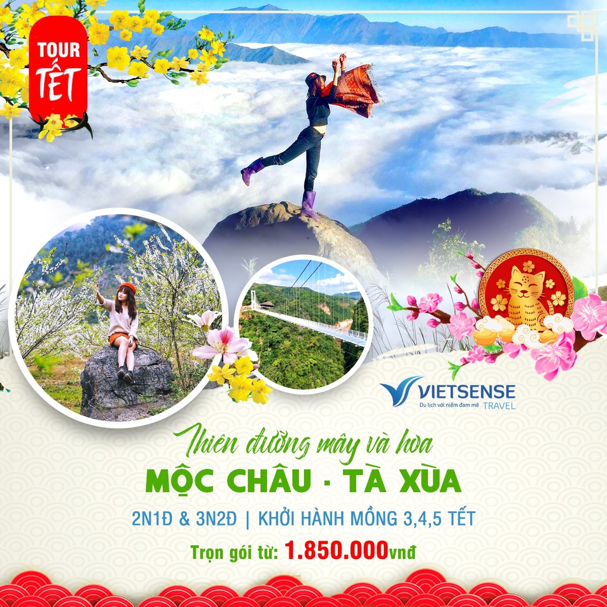Tour du lịch Tây Đông Bắc tết Nguyên đán