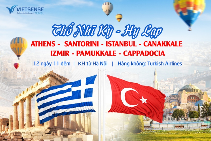Tour Du lịch Thổ Nhĩ Kỳ Hy Lạp