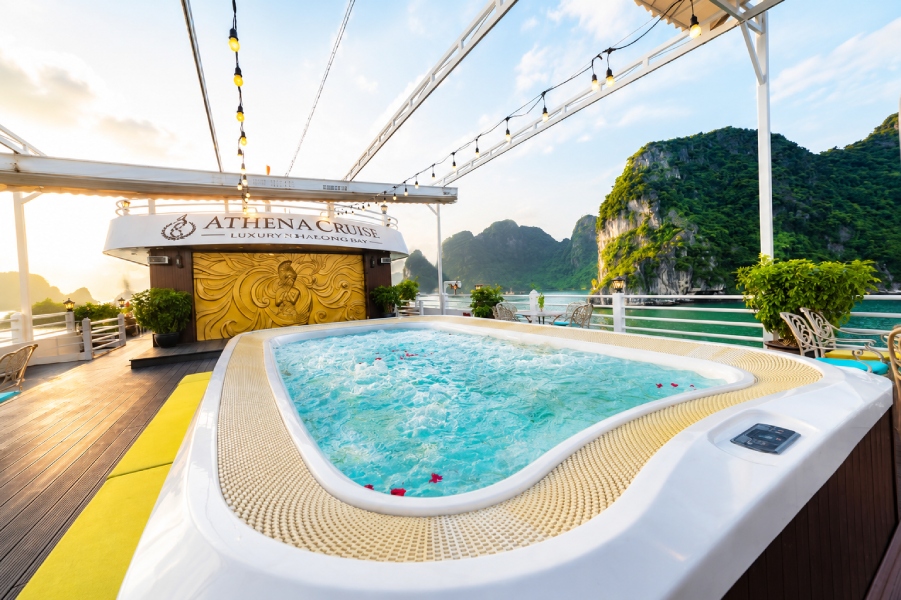 Tour du thuyền Athena Luxury 2 ngày 1 đêm