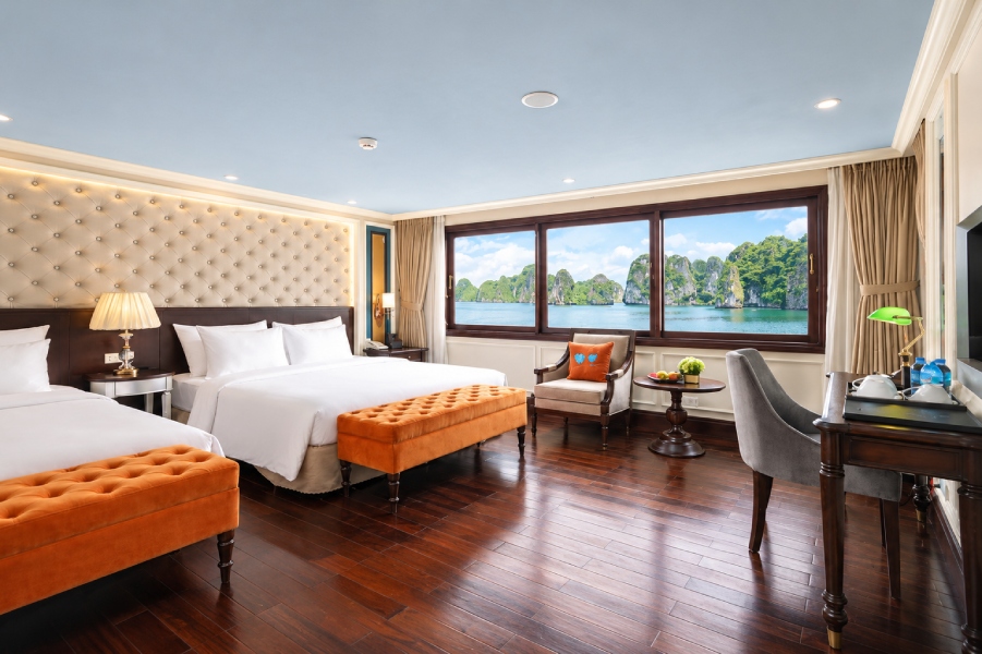 Tour du thuyền Athena Luxury 2 ngày 1 đêm