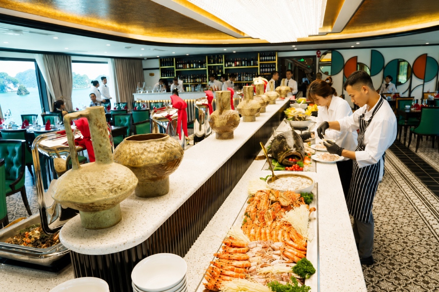 Tour du thuyền Catherine Cruise 2 ngày 1 đêm
