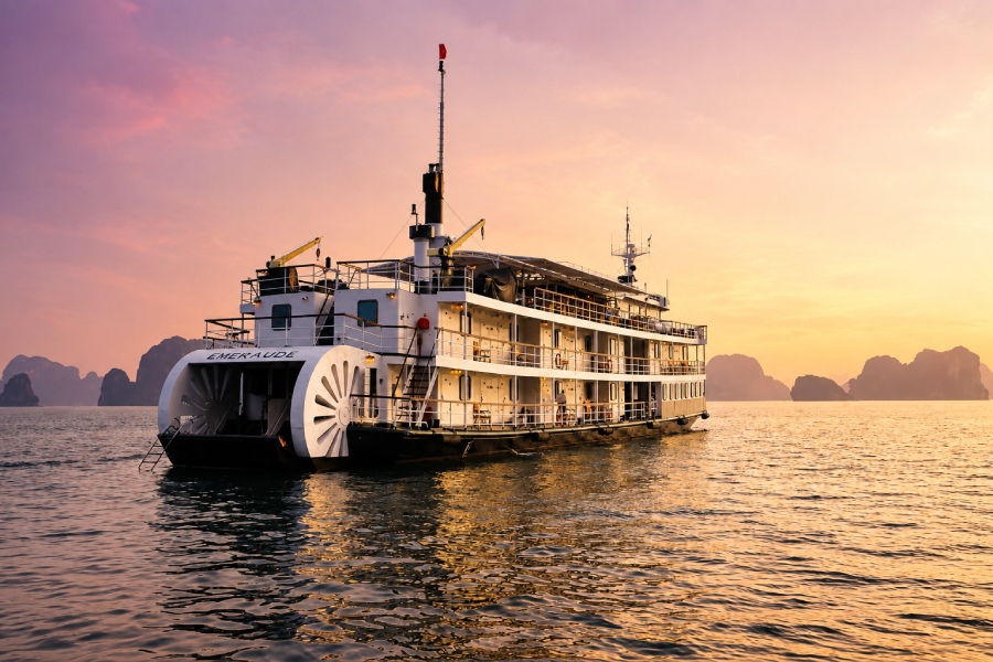 Tour du Thuyền Emeraude 2 ngày 1 đêm