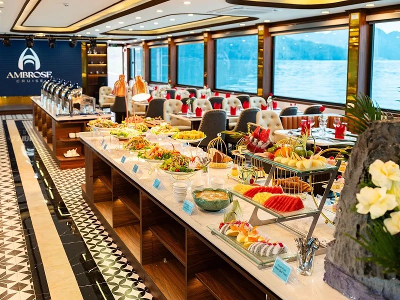 Tour du thuyền Hạ Long Ambrose Cruise