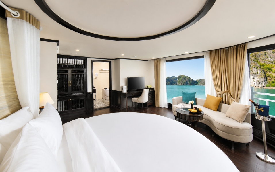 Tour du thuyền Hermes 2 Ngày 1 Đêm