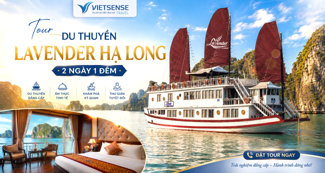 Tour Du Thuyền Lavender 2 Ngày 1 Đêm