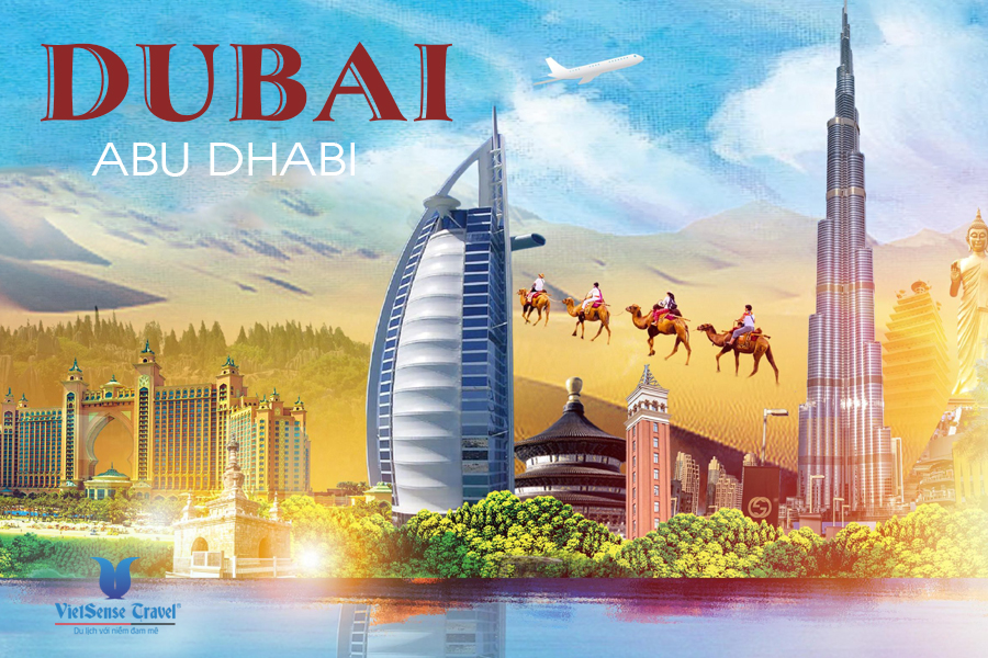 Tour Dubai-Sa mạc Safari-Abu Dhabi 6 ngày