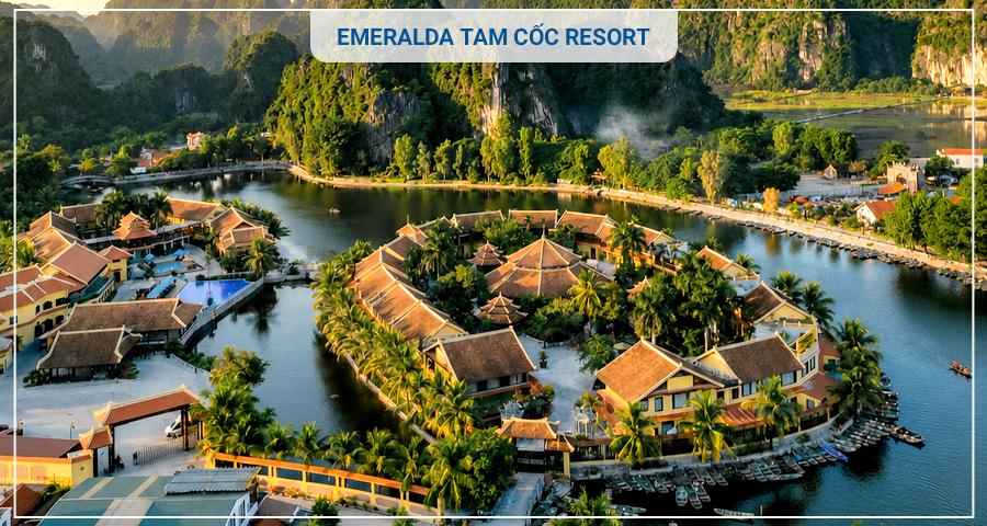Tour Emeralda Tam Cốc resort 2 ngày 1 đêm ưu đãi, giá tốt