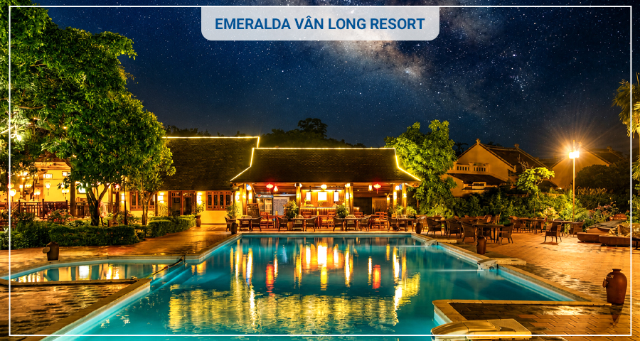 Tour Emeralda Vân Long Resort Ninh Bình 2 ngày 1 đêm giá tốt