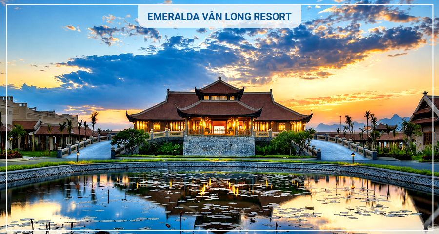 Tour Emeralda Vân Long Resort Ninh Bình 2 ngày 1 đêm giá tốt