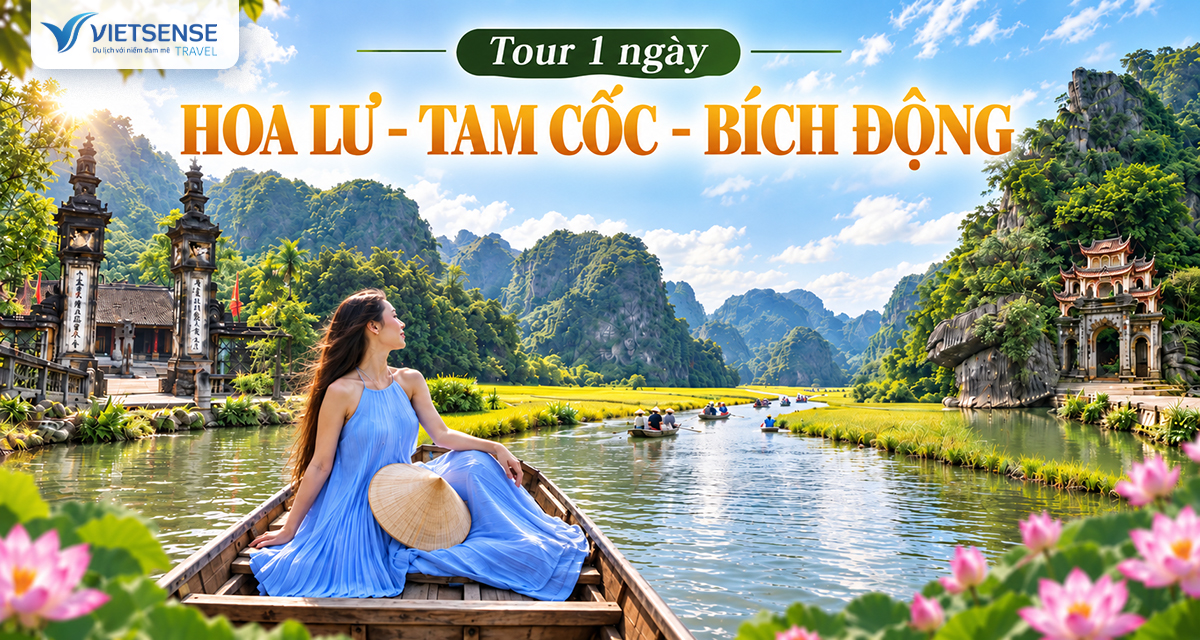 Tour Hoa Lư Tam Cốc Bích Động 1 ngày