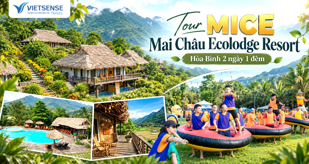Tour MICE Mai Châu Ecolodge resort 2 ngày 1 đêm