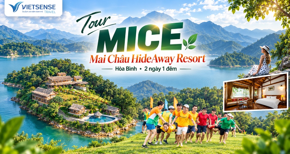 Tour MICE Mai Châu HideAway resort 2 ngày 1 đêm