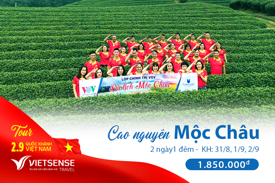 Tour Lễ 2/9 Mộc Châu đón Tết Độc Lập Giá Tốt 2025