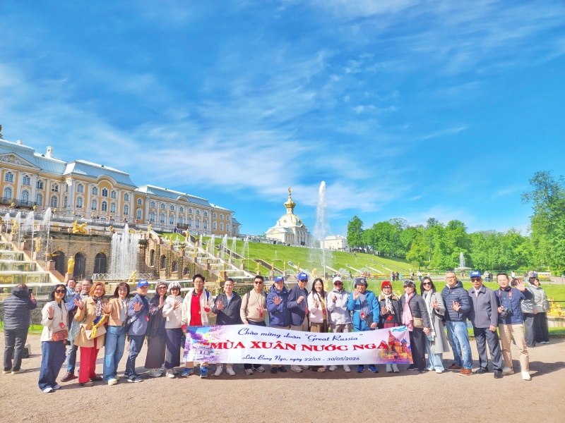 Tour Mùa Thu Vàng Nước Nga 8 Ngày