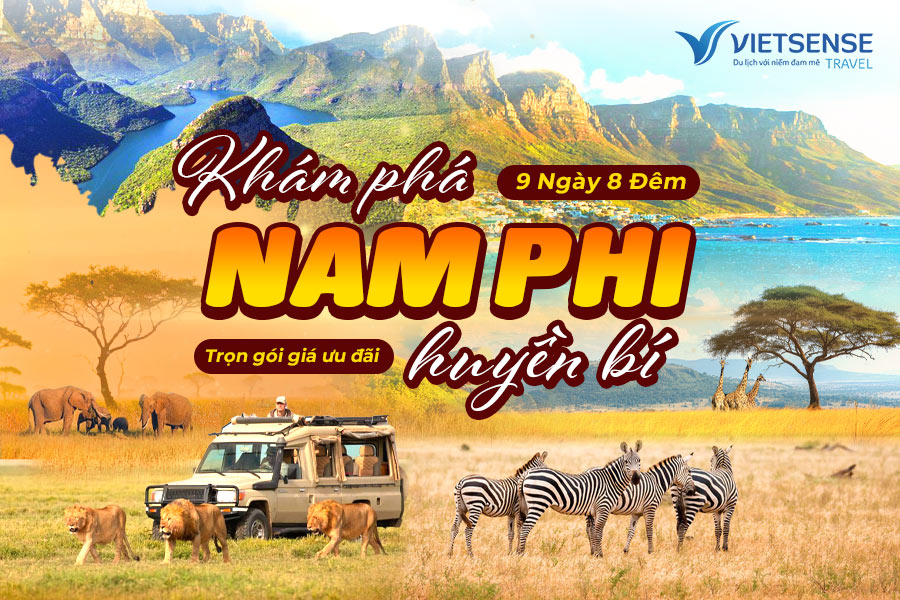 Tour Nam Phi 9 ngày 8 đêm