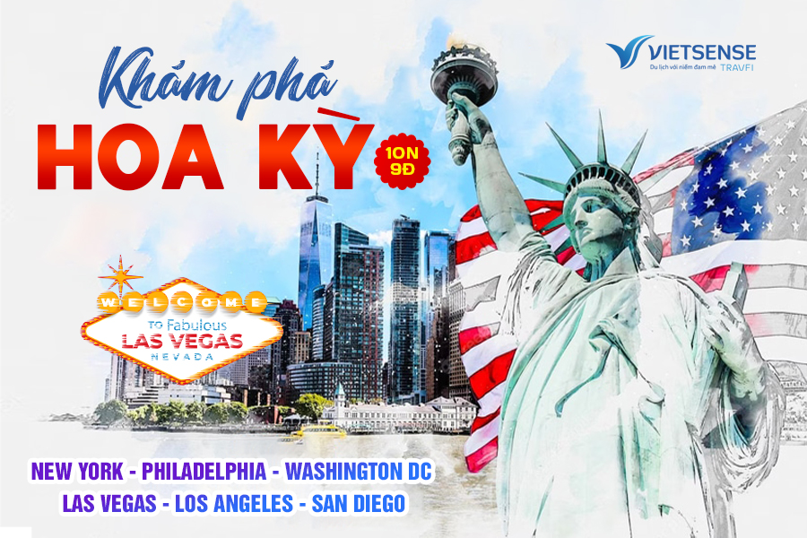 Tour New York – Philadelphia – Washington DC – Las Vegas – Los Angeles – San Diego