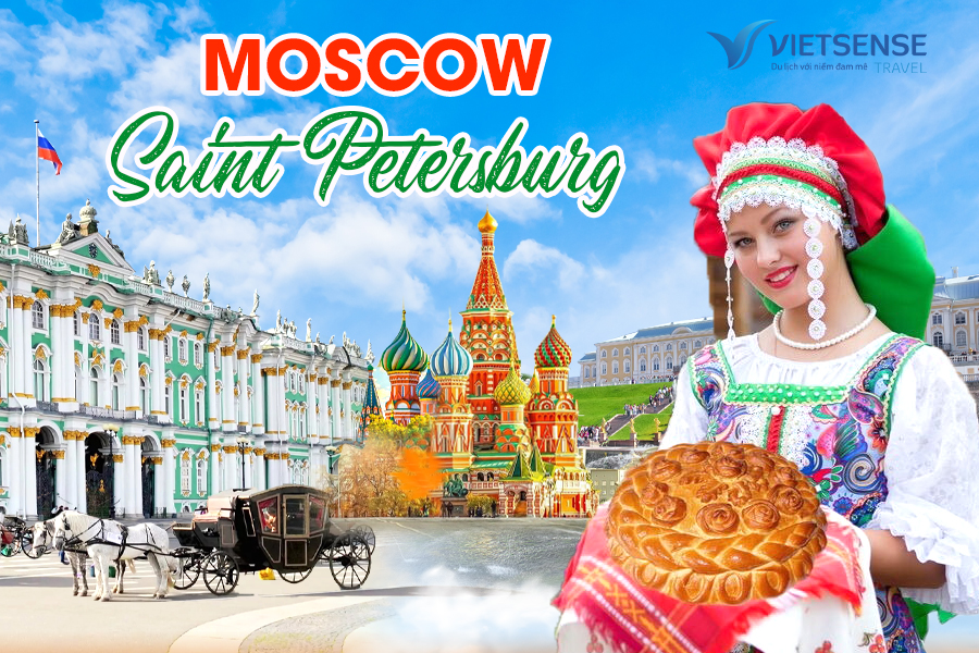 Tour Nga 8 ngày 7 đêm MATXCOVA - SAINT PETERBURG