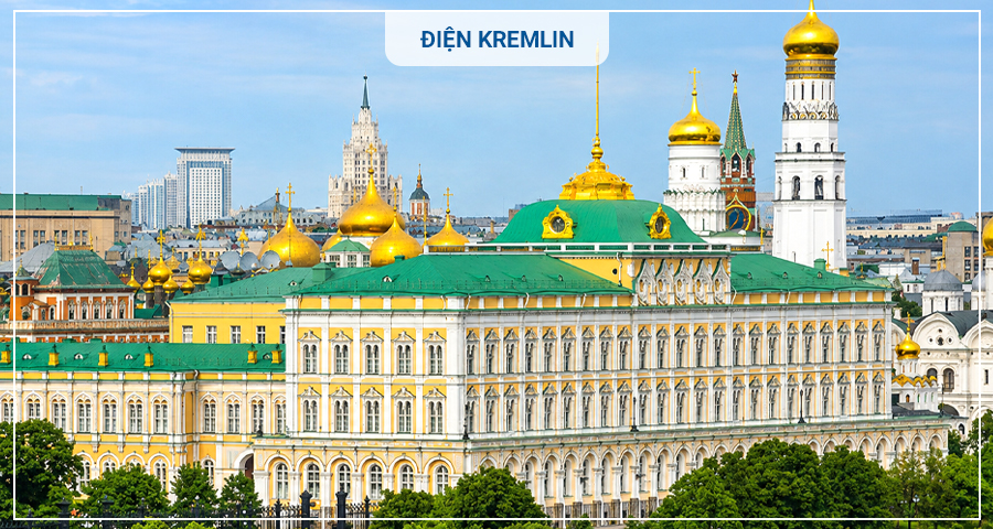 Tour Nga khám phá Moscow và Saint Petersburg 9 ngày