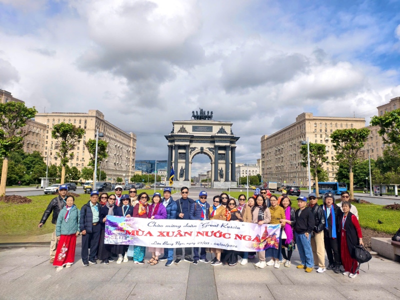 Tour Nga khám phá Moscow và Saint Petersburg 9 ngày