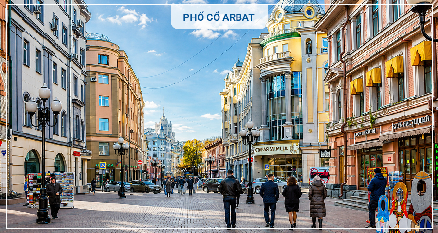 Tour Nga khám phá Moscow và Saint Petersburg 9 ngày
