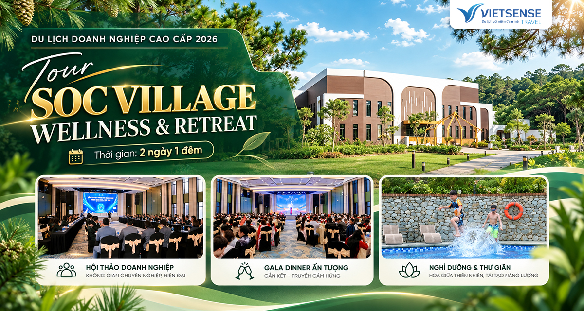 Tour Sóc Village Wellness and Retreat 2 ngày 1 đêm